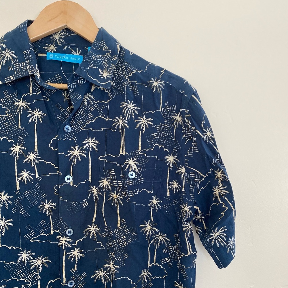 Men’s Blue Tori Richard Shirt Size Small